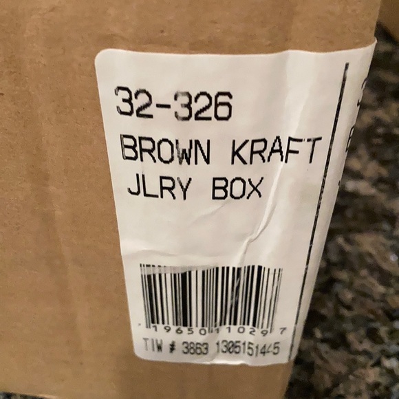 ULINE Storage & Organization Uline Brown Kraft Jewelry Boxes 0 Pcs